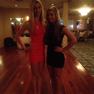 Short red dress from a boutique in Manasquan, NJ